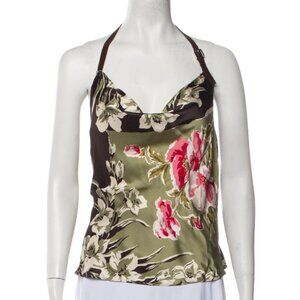 Reformation Silk Floral Print Top Size: L